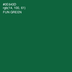 #0E643D - Fun Green Color Image